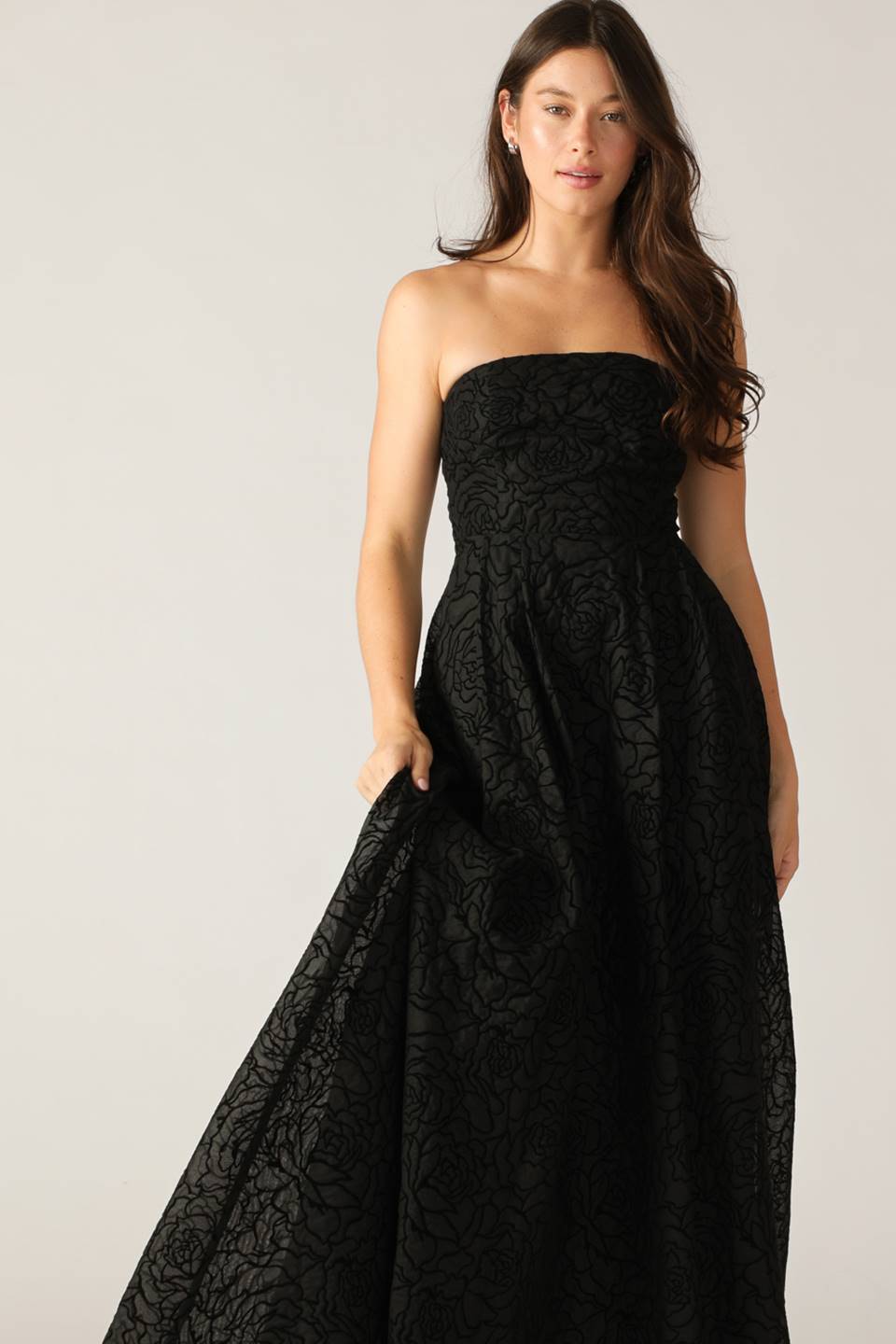 SEARCHING FOR LOVE WOVEN MAXI DRESS - MaraFormigone