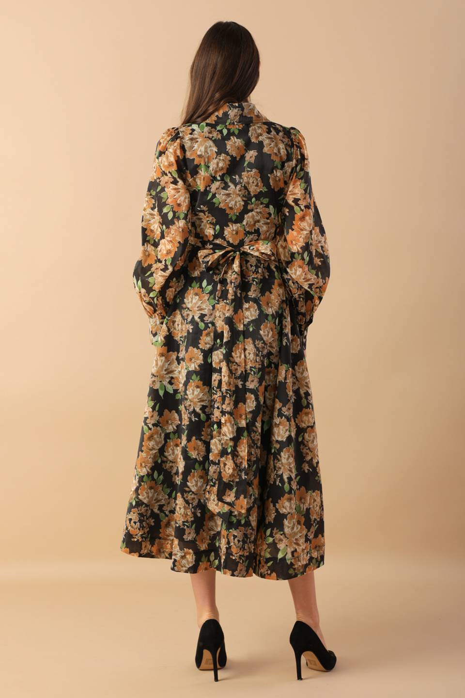 TIME TO EVOLVE WOVEN MIDI DRESS - MaraFormigone