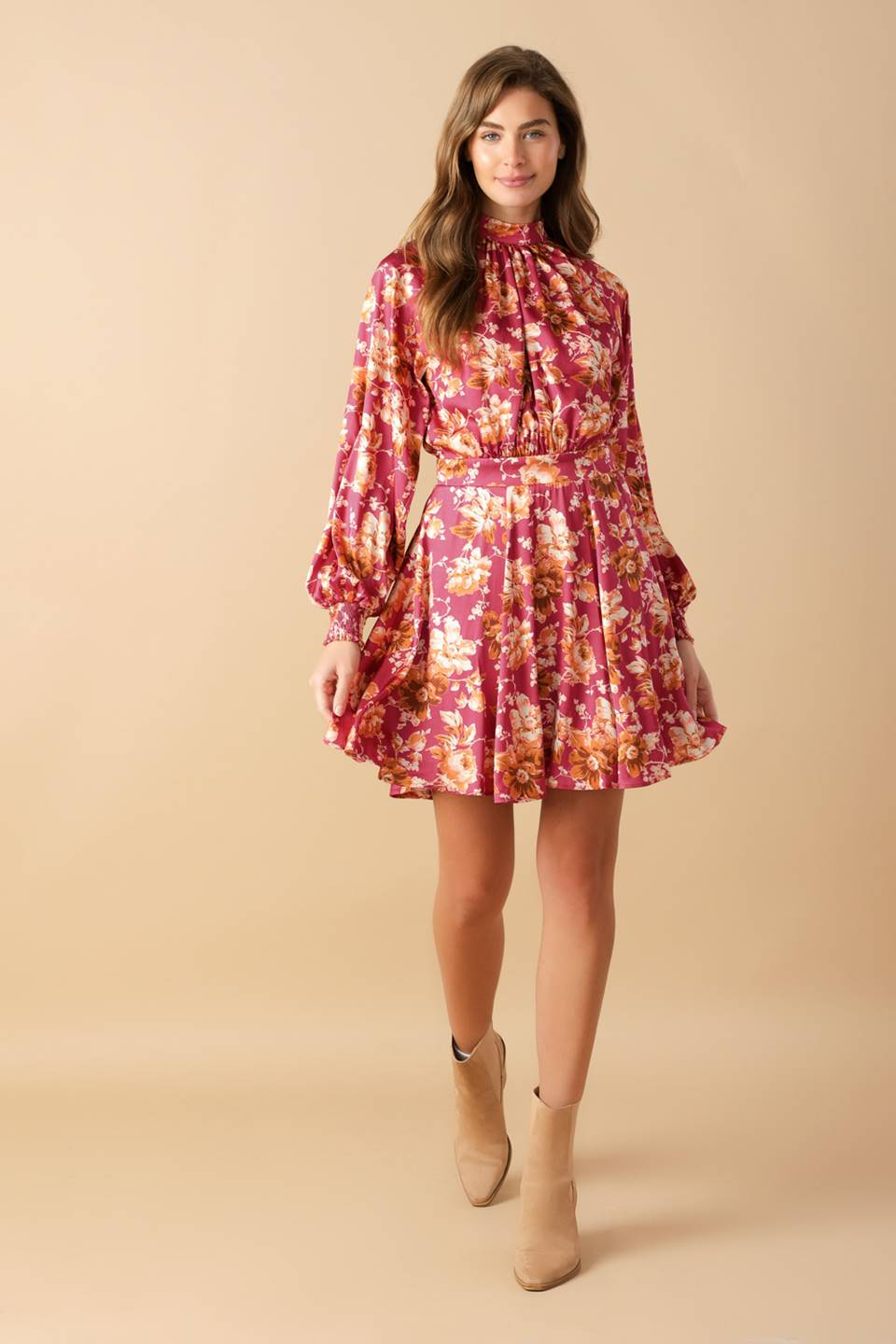 VESTIDO MINI DE TECIDO LUXE LEGACY