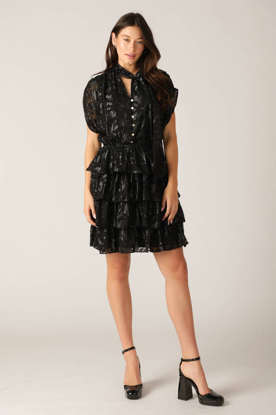 NÃO EU SEI VESTIDO MINI DE TECIDO