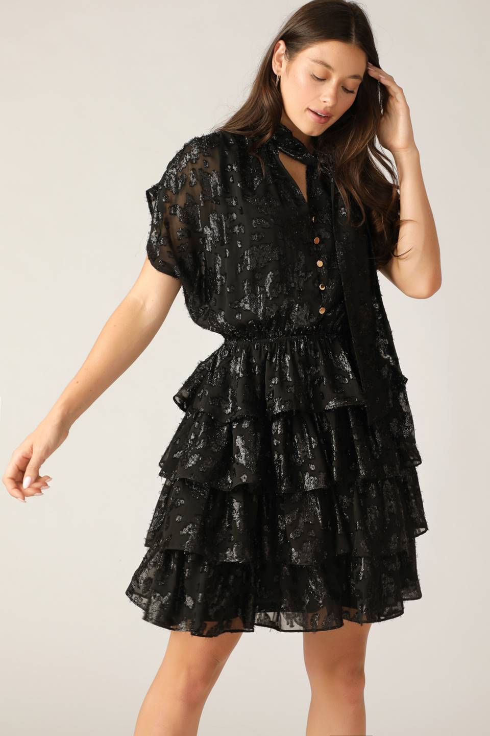 NÃO EU SEI VESTIDO MINI DE TECIDO