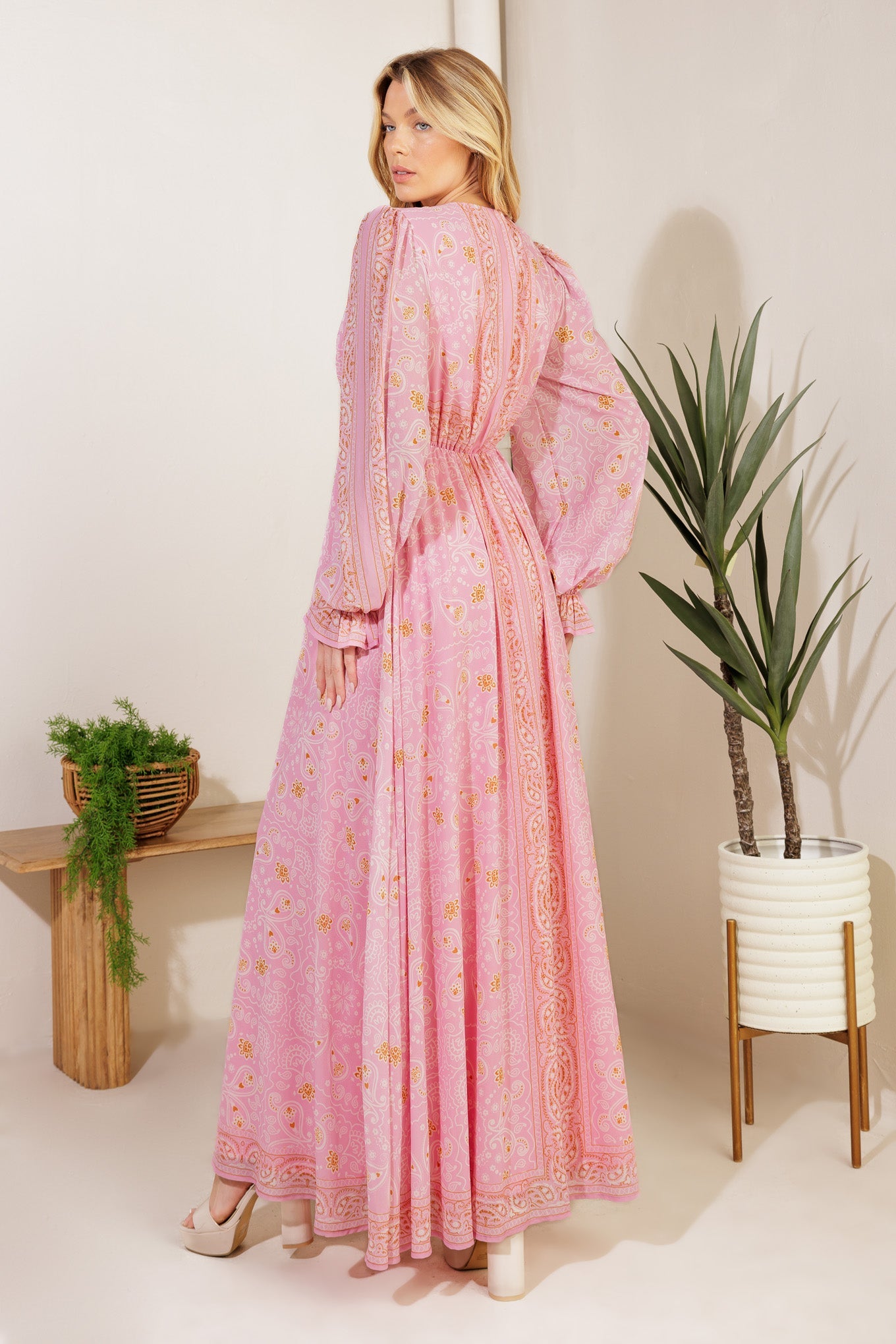 RIPPLES OF TIME WOVEN MAXI DRESS - MaraFormigone