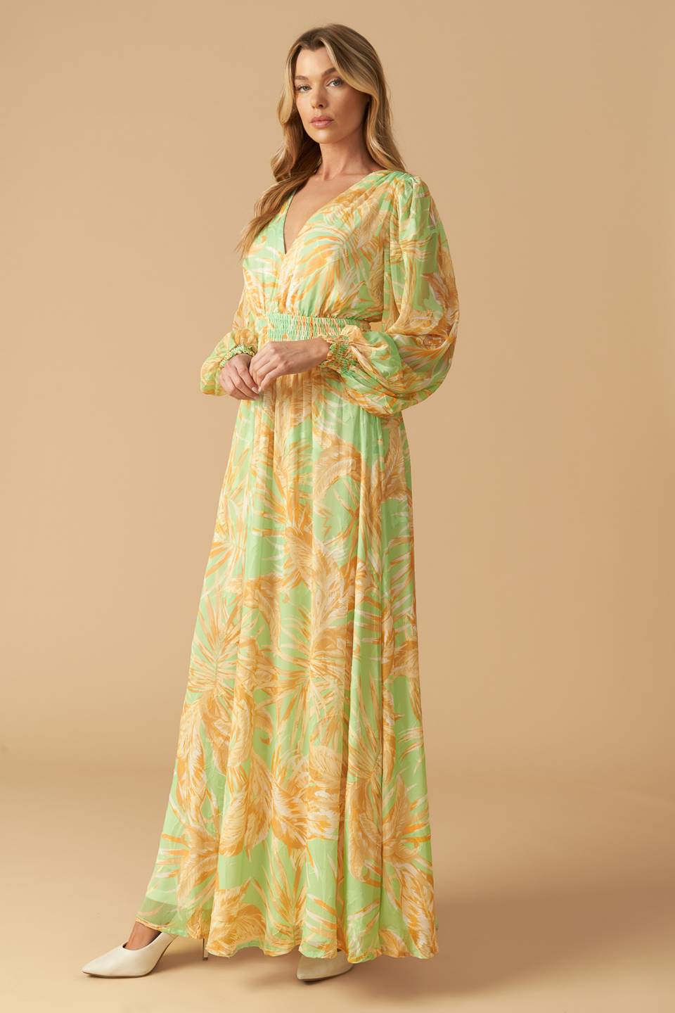 SUNSET SASHAY WOVEN MAXI DRESS - MaraFormigone