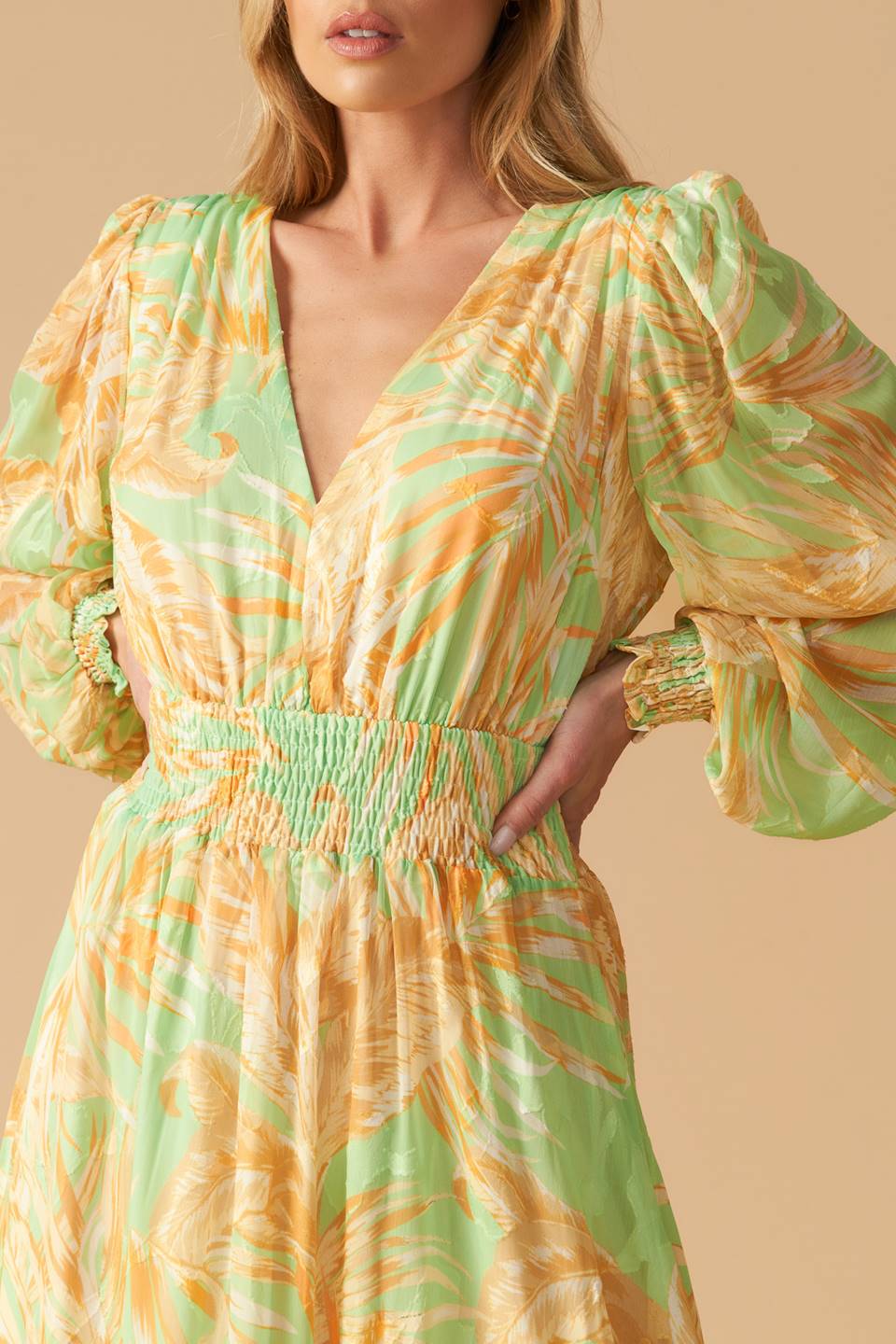 SUNSET SASHAY WOVEN MAXI DRESS - MaraFormigone