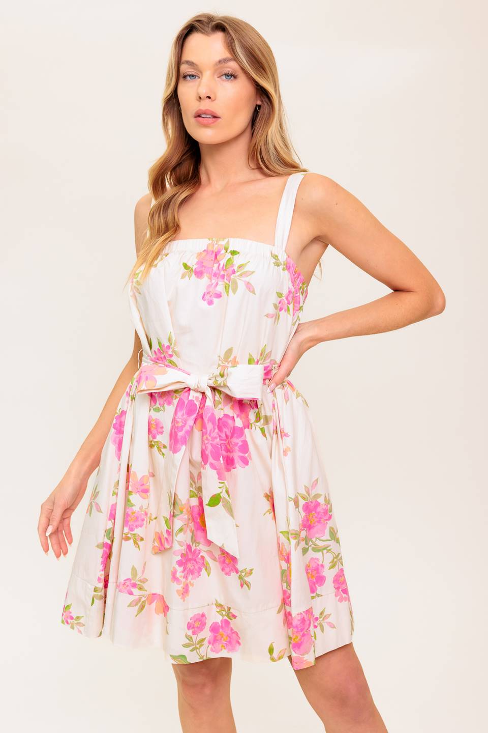 PERFECT AFTERNOON WOVEN MINI DRESS - MaraFormigone