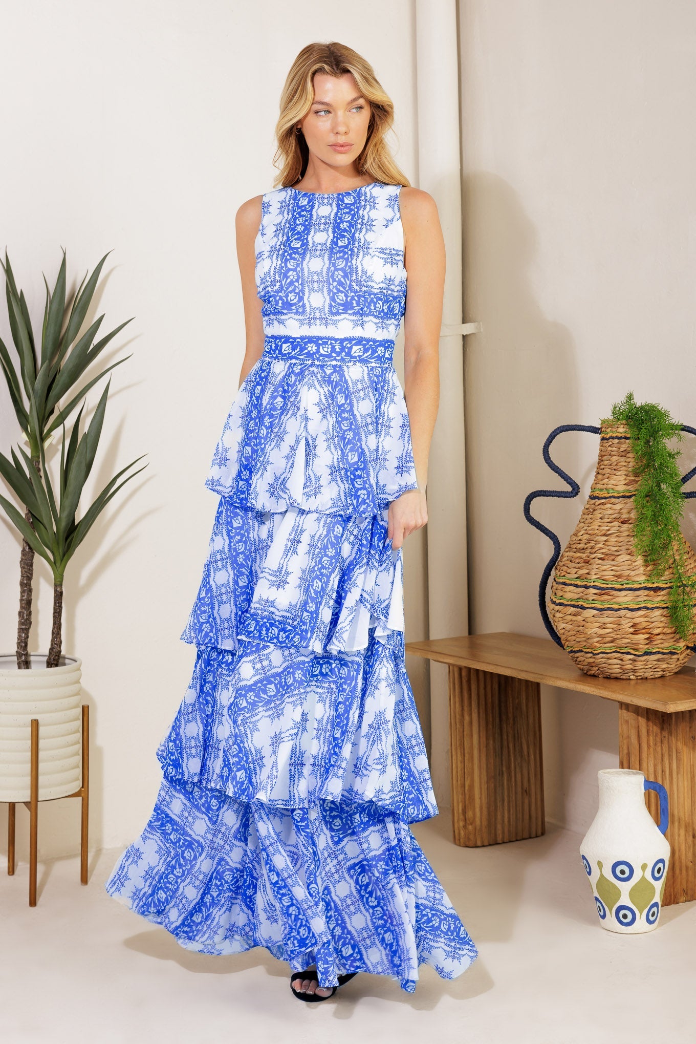 DREAM OF THE FLEET WOVEN MAXI DRESS - MaraFormigone