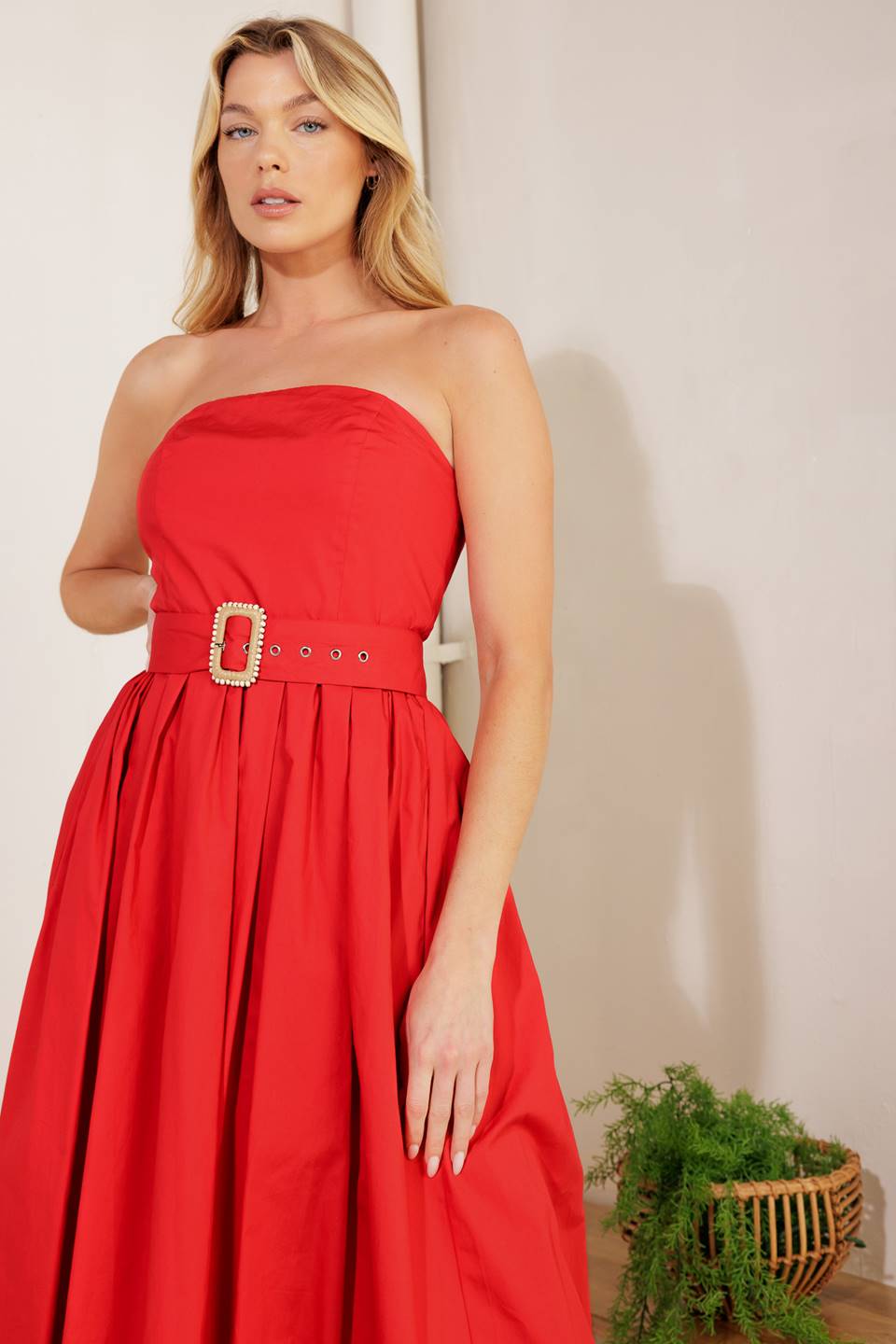 VESTIDO MIDI TECIDO DAYS THAT BADE