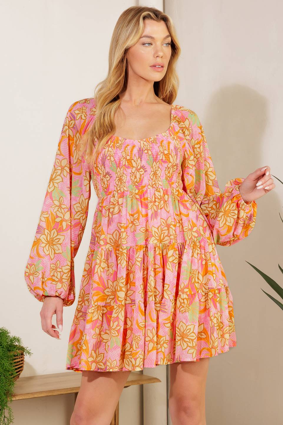 KILLING TIME WOVEN MINI DRESS - MaraFormigone