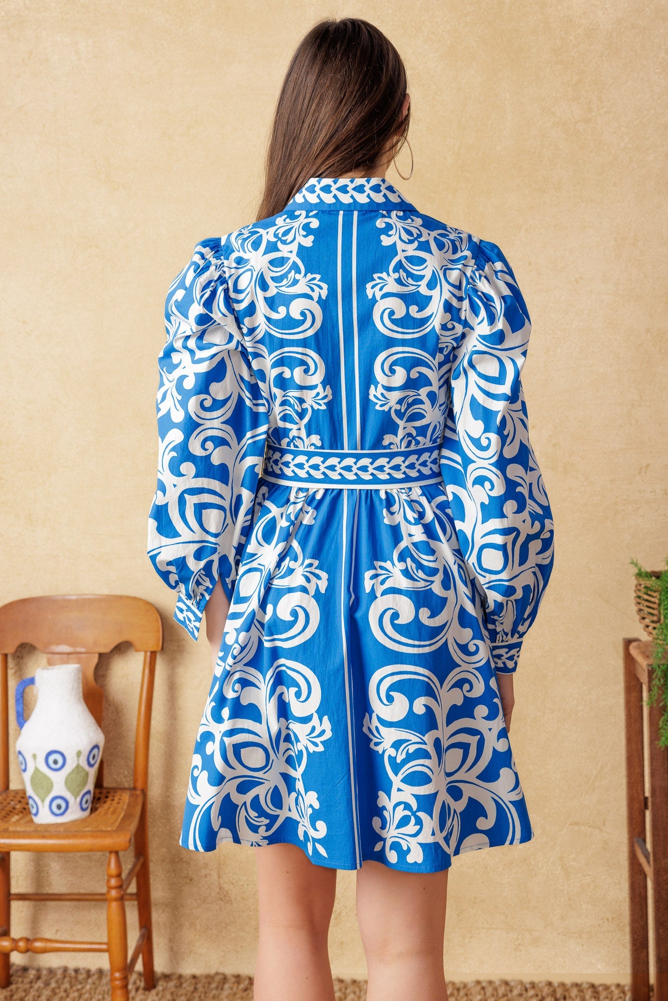 MOONSTONE DREAMS WOVEN MINI DRESS - MaraFormigone