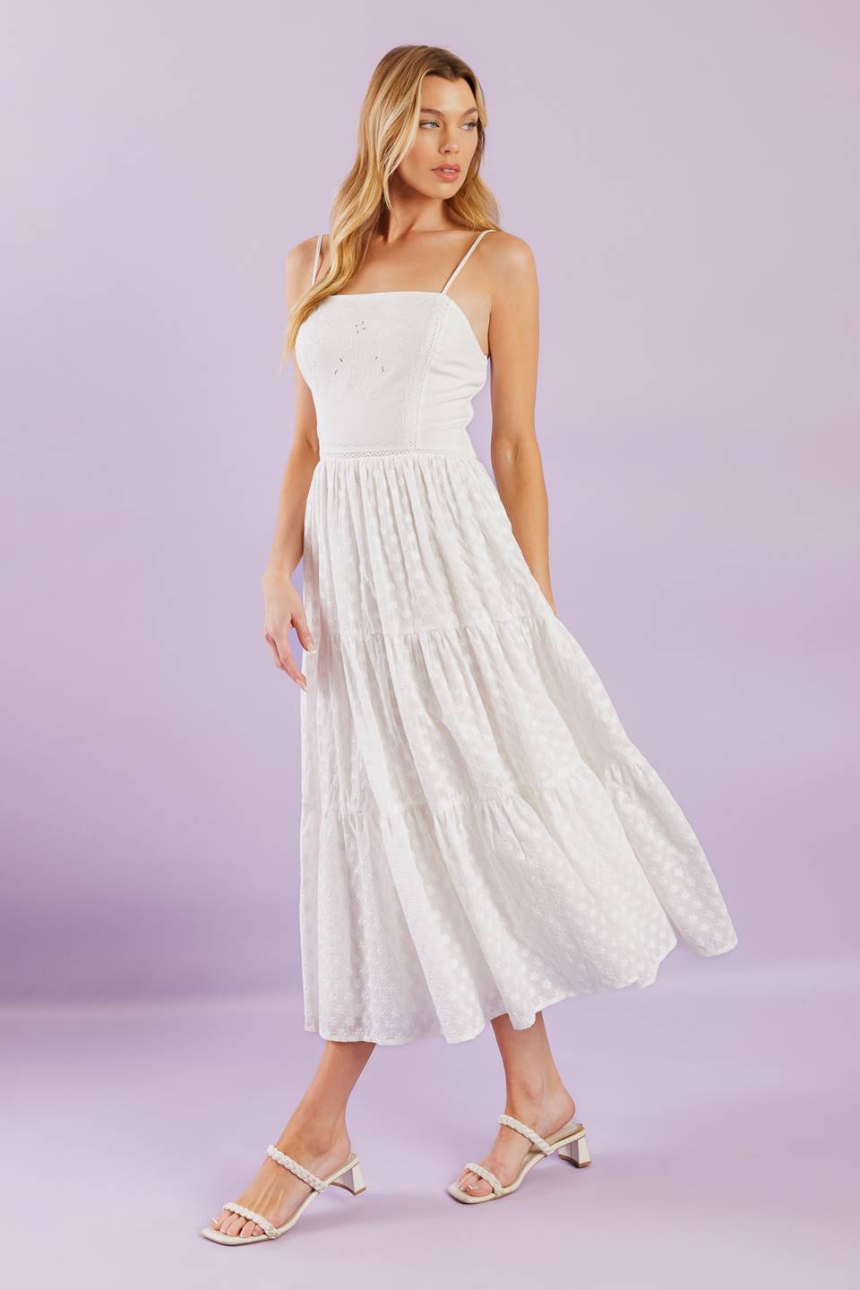 VESTIDO MIDI TECIDO ENCHANTING MOMENTS