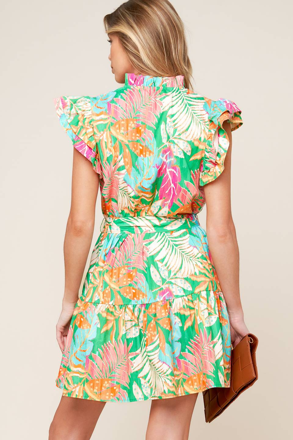 VESTIDO MINI TEJIDO BRILLA CONMIGO