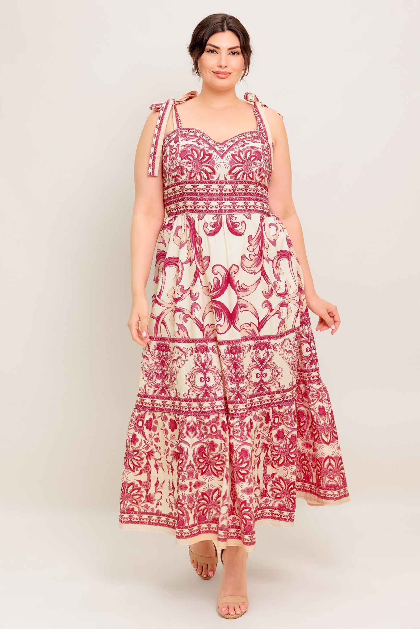 THE GARDEN'S SECRET WOVEN MIDI DRESS - MaraFormigone