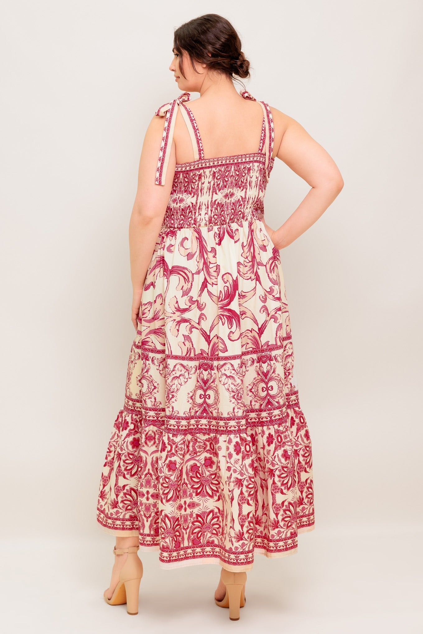 THE GARDEN'S SECRET WOVEN MIDI DRESS - MaraFormigone