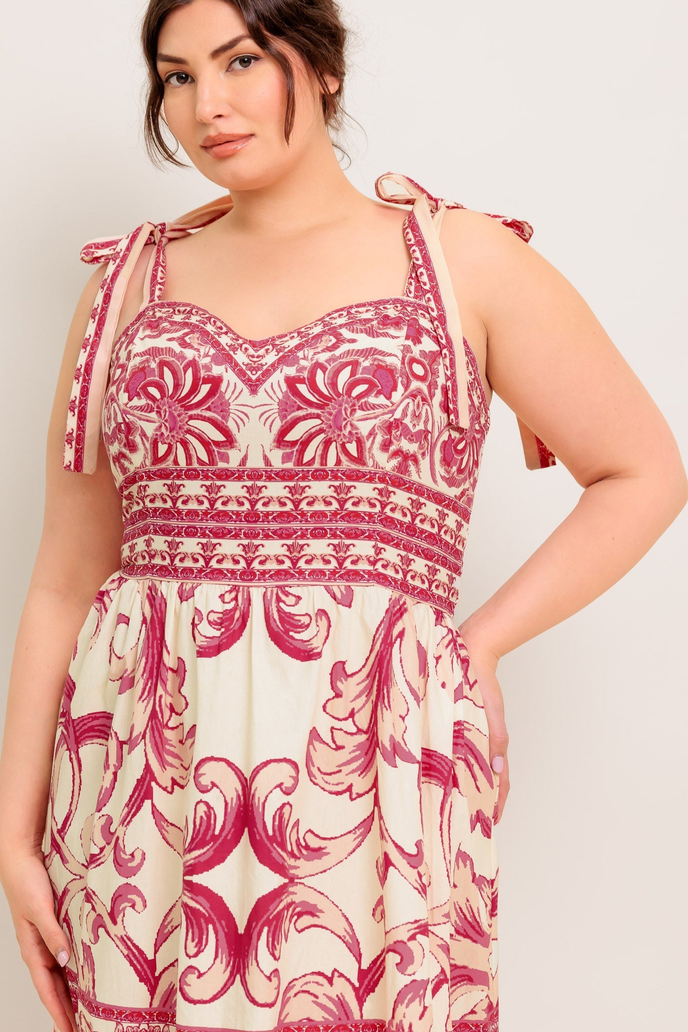 THE GARDEN'S SECRET WOVEN MIDI DRESS - MaraFormigone