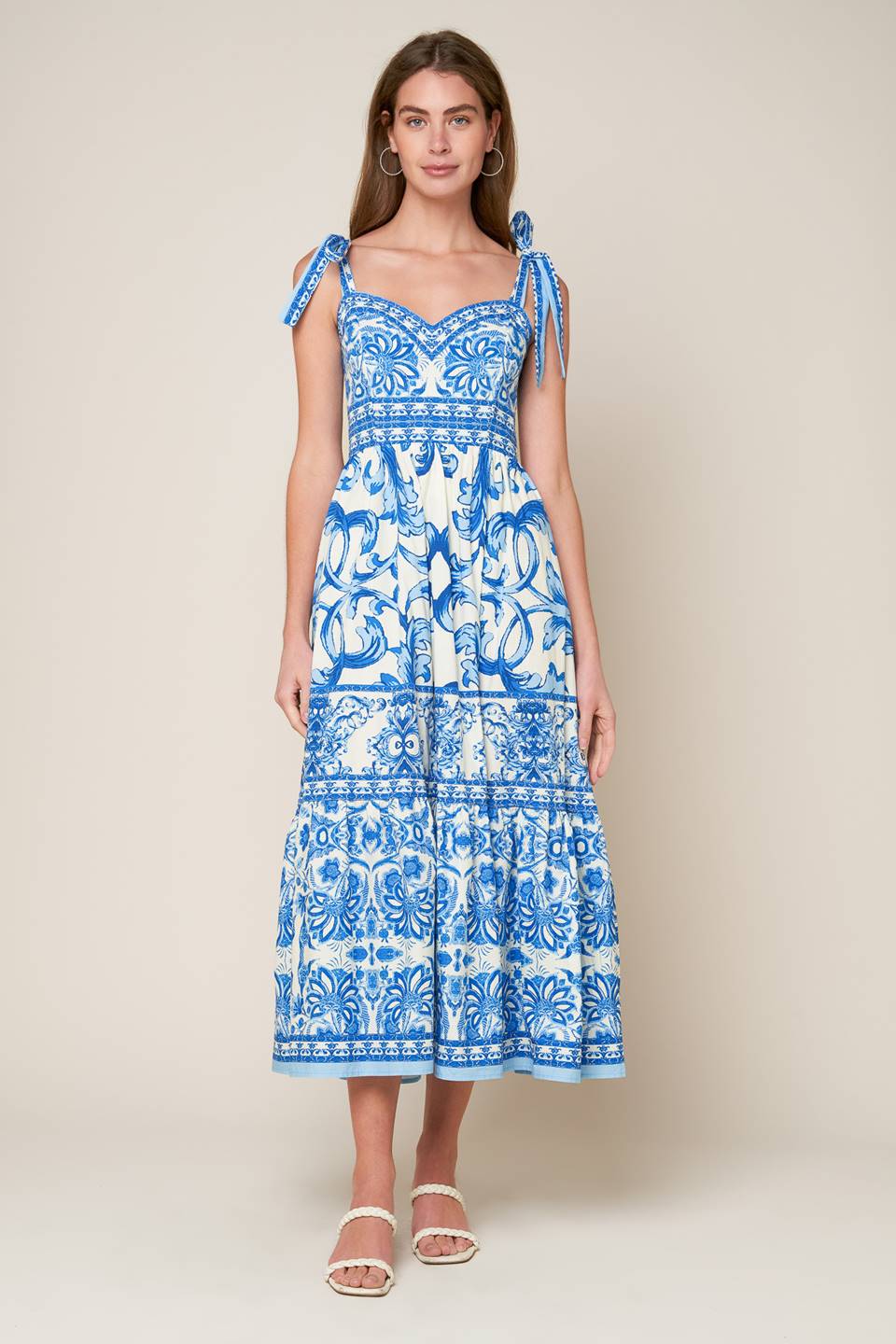 THE GARDEN'S SECRET WOVEN MIDI DRESS - MaraFormigone