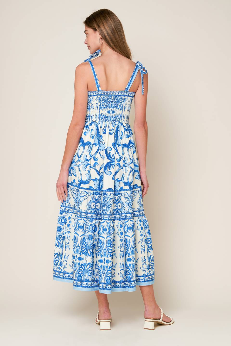 THE GARDEN'S SECRET WOVEN MIDI DRESS - MaraFormigone