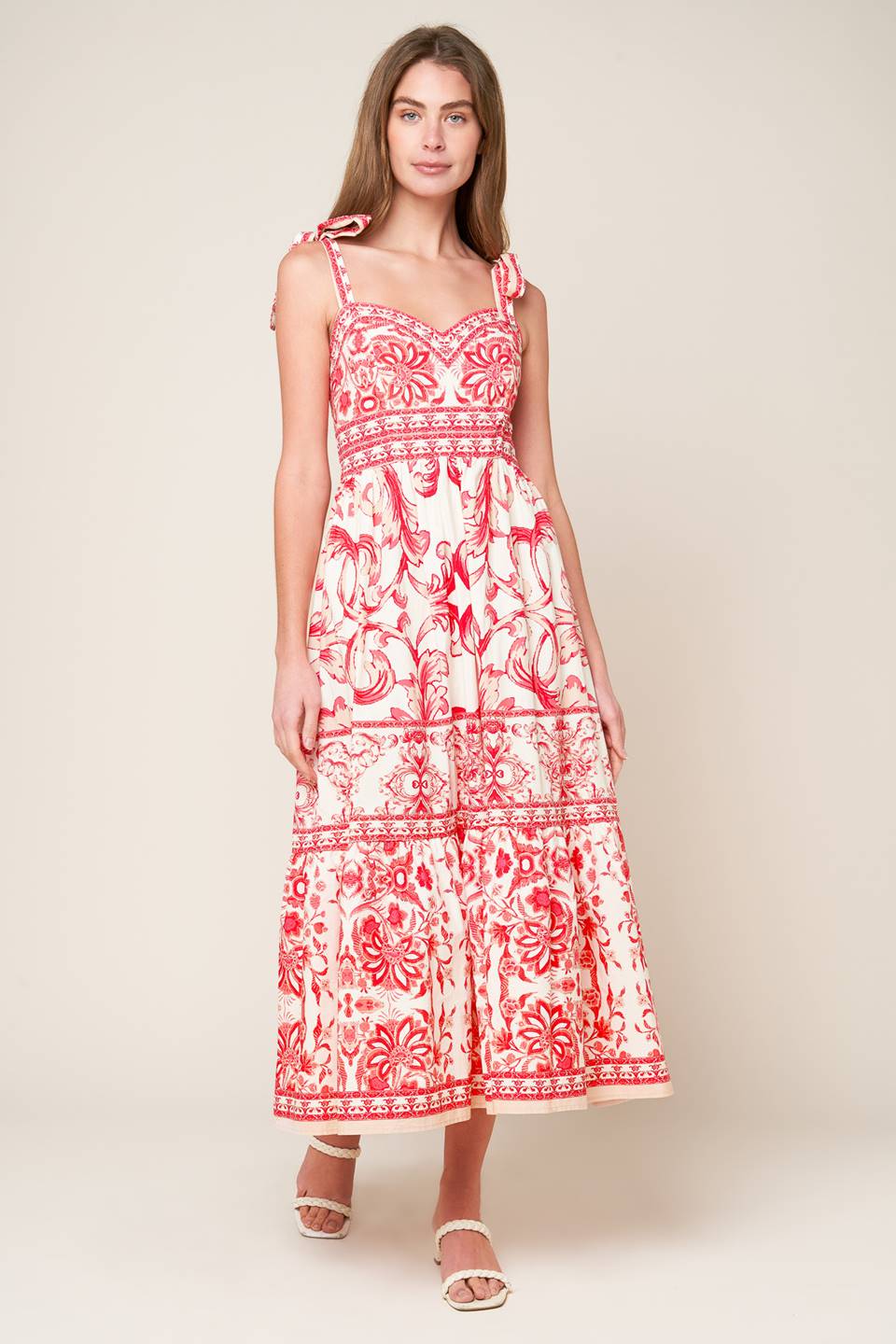 THE GARDEN'S SECRET WOVEN MIDI DRESS - MaraFormigone