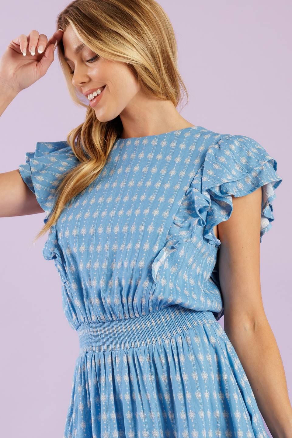 COME AS YOU ARE WOVEN MINI DRESS - MaraFormigone