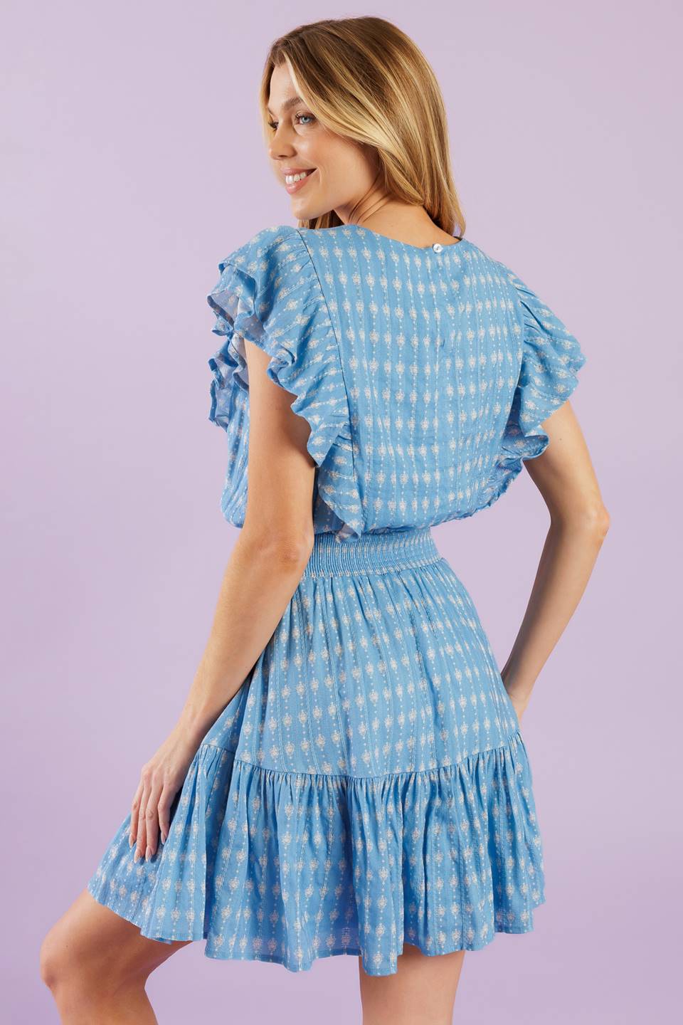 COME AS YOU ARE WOVEN MINI DRESS - MaraFormigone