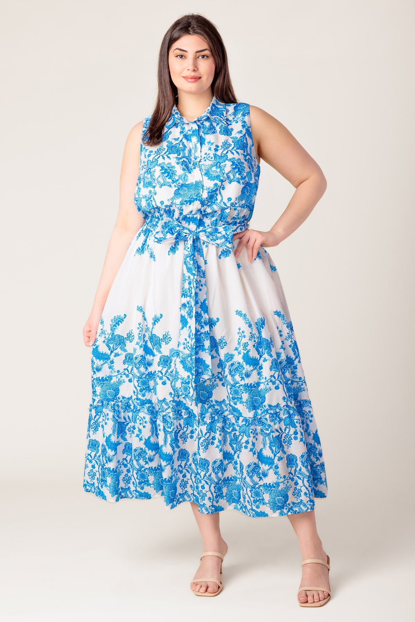 VESTIDO MIDI TEJIDO DE PALM SHORES