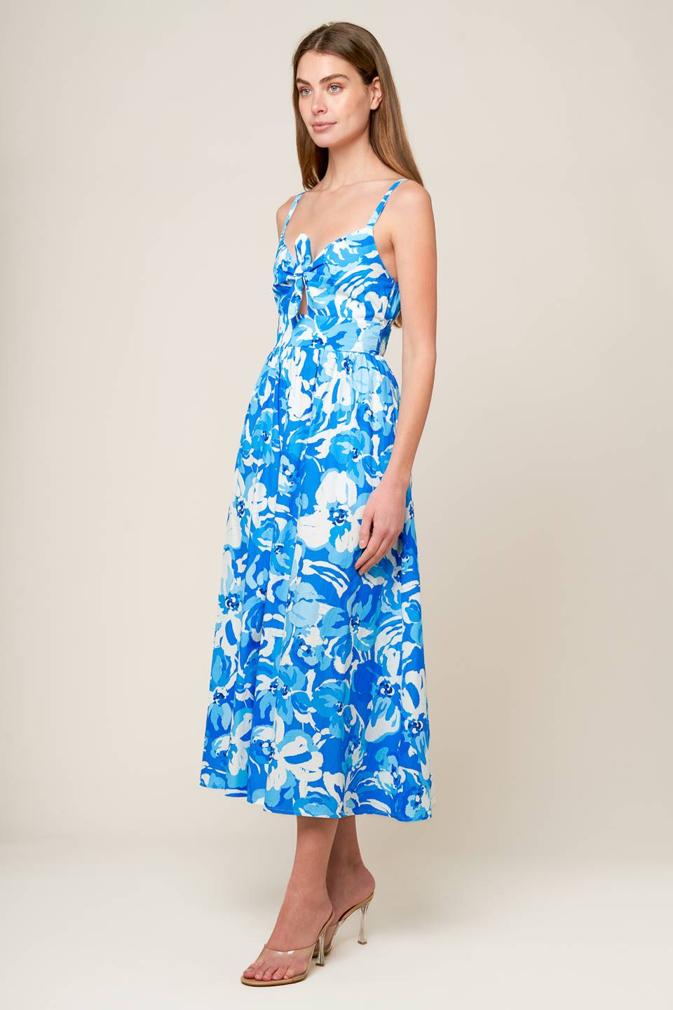 SPRING ROMANCE WOVEN MIDI DRESS - MaraFormigone