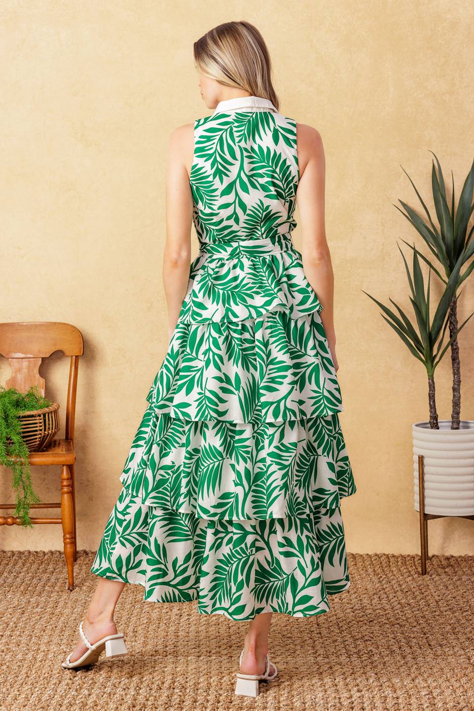 Vestido midi tejido de Park Avenue