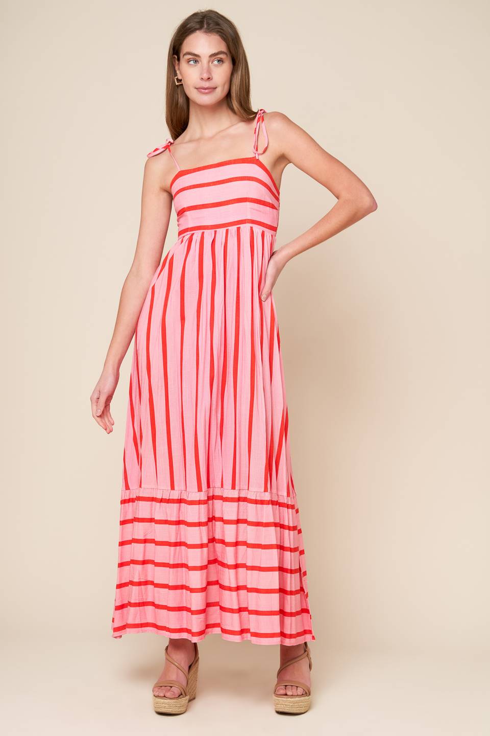 SPEAK NOW WOVEN MIDI DRESS - MaraFormigone