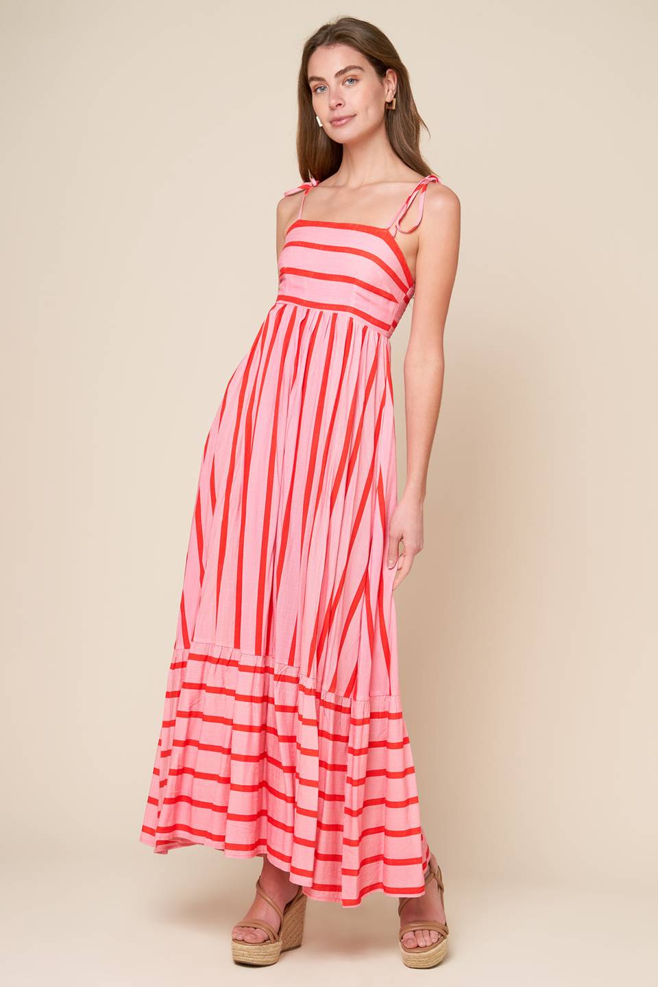 SPEAK NOW WOVEN MIDI DRESS - MaraFormigone