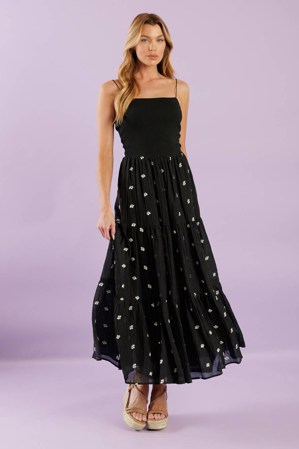 VESTIDO MIDI TECIDO FADE INTO YOU