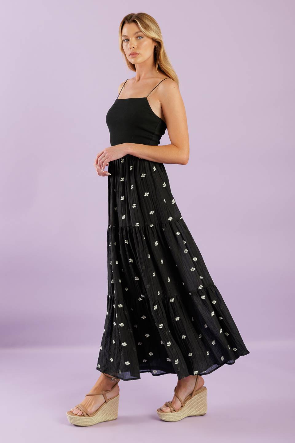 VESTIDO MIDI TECIDO FADE INTO YOU