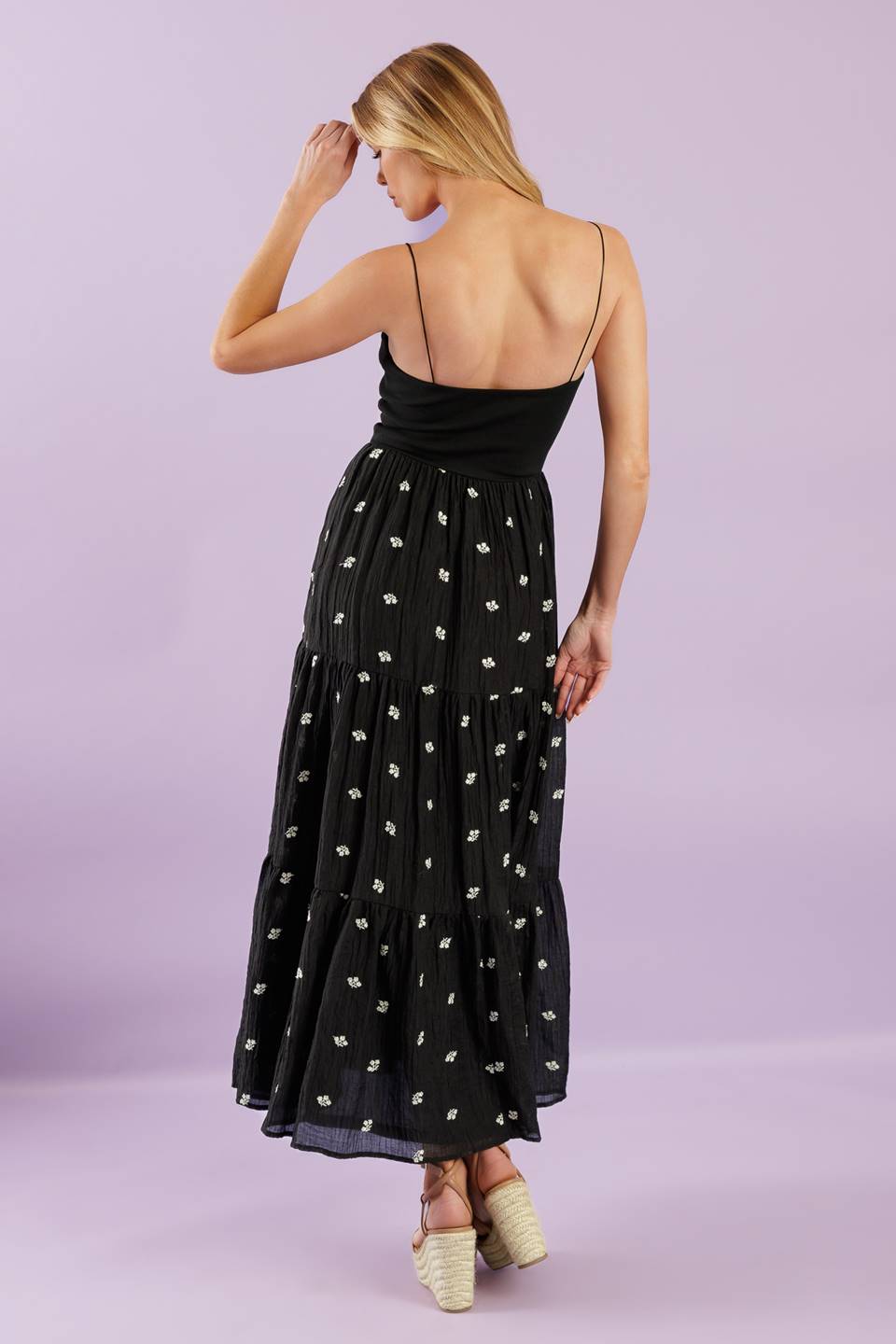 VESTIDO MIDI TECIDO FADE INTO YOU