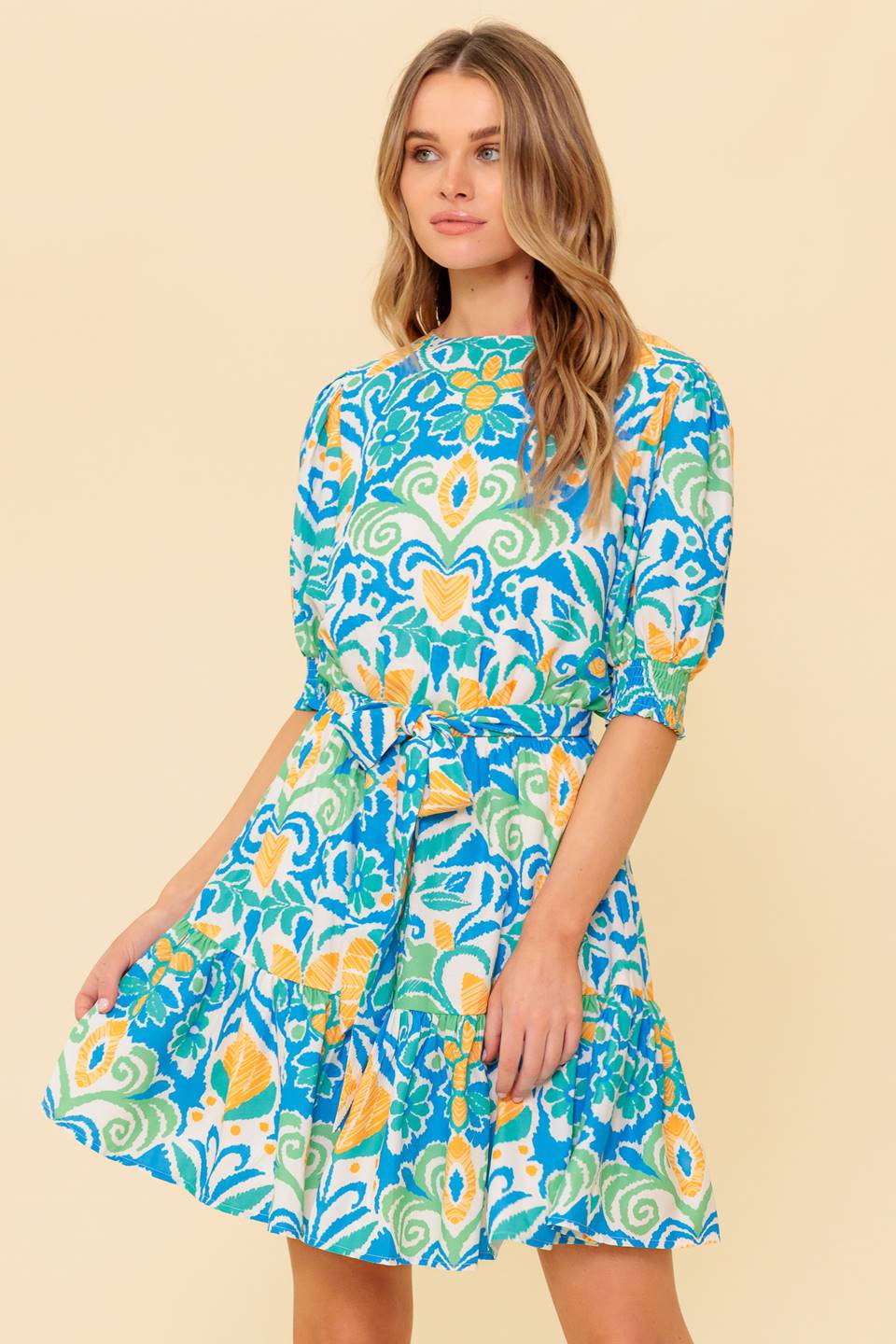 LOVE IN YOUR EYES WOVEN MNI DRESS - MaraFormigone