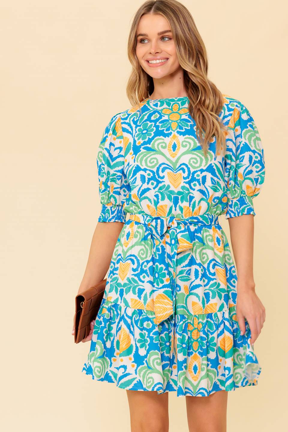 LOVE IN YOUR EYES WOVEN MNI DRESS - MaraFormigone