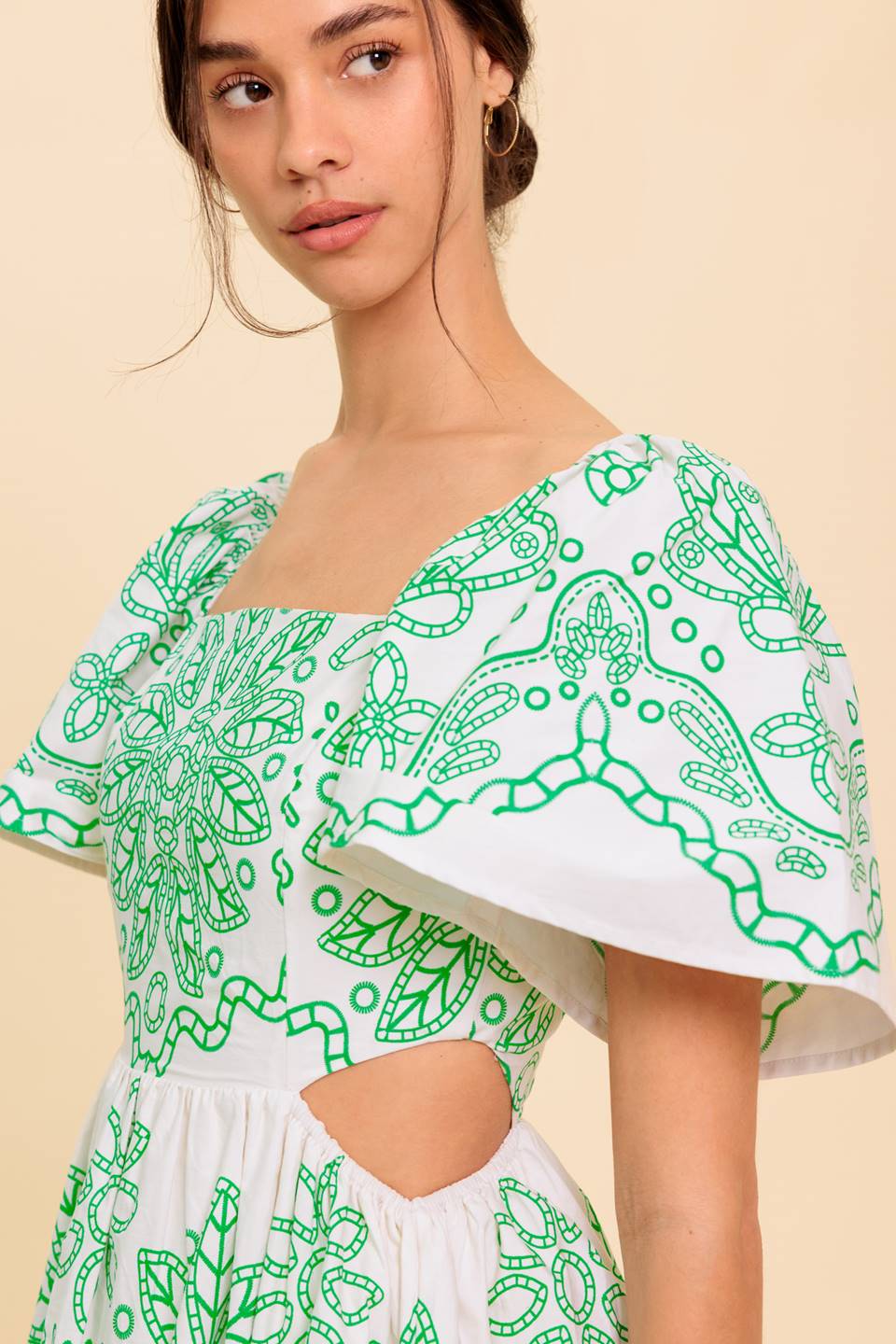 SHE'S A VISION WOVEN MIDI DRESS - MaraFormigone