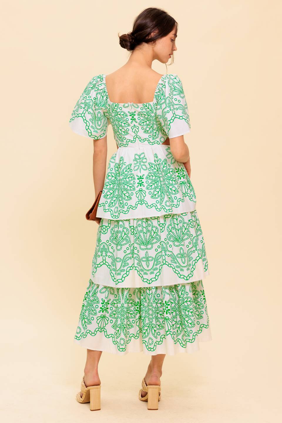 SHE'S A VISION WOVEN MIDI DRESS - MaraFormigone