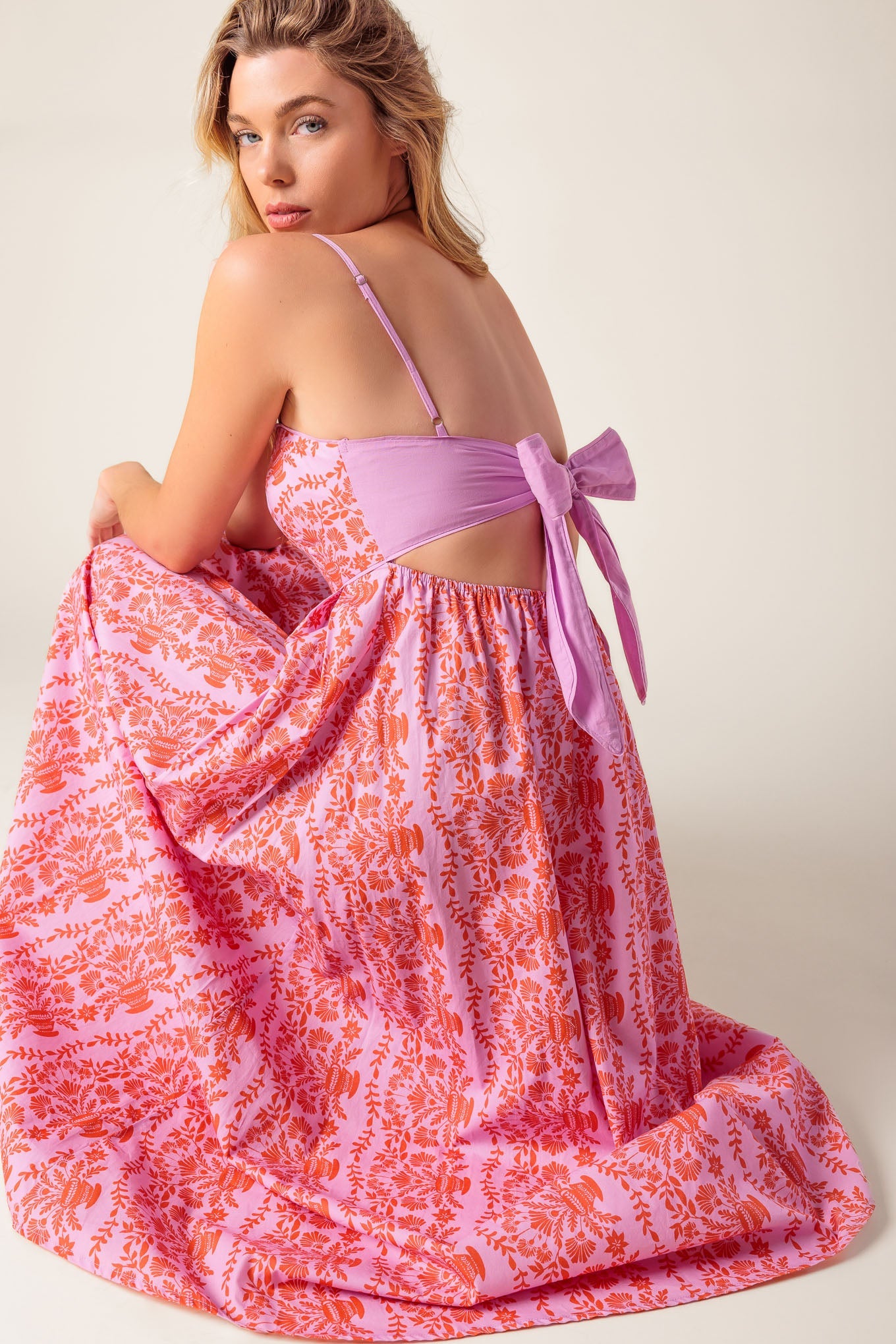 EL VESTIDO MIDI TEJIDO ROSA EVETTE