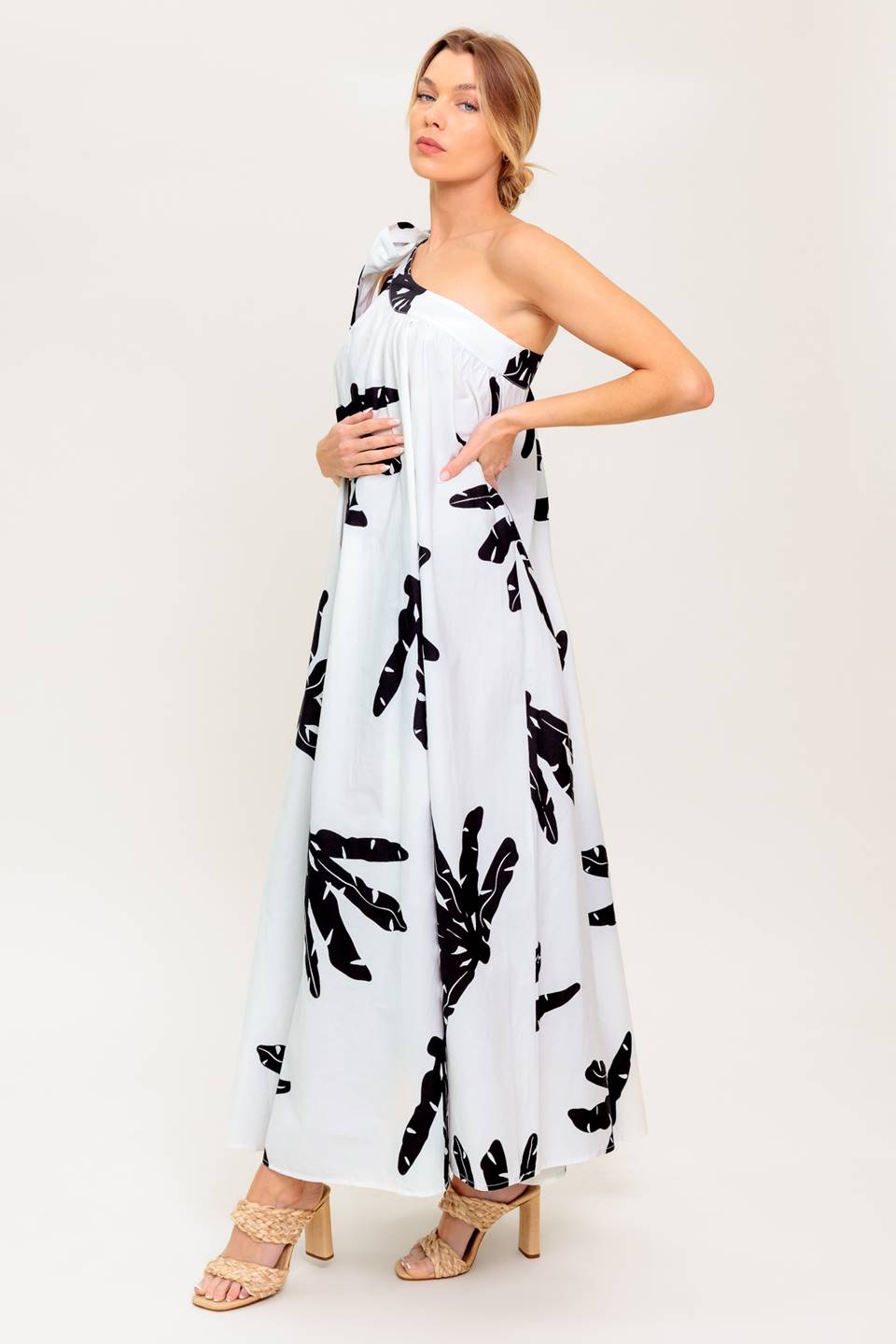 SUNSET SERENADE WOVEN MAXI DRESS - MaraFormigone