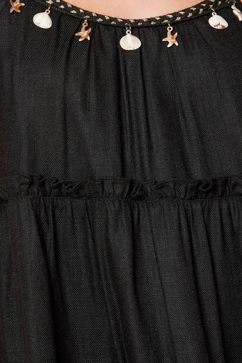 THROUGH THE ARBOR WOVEN MINI DRESS - MaraFormigone