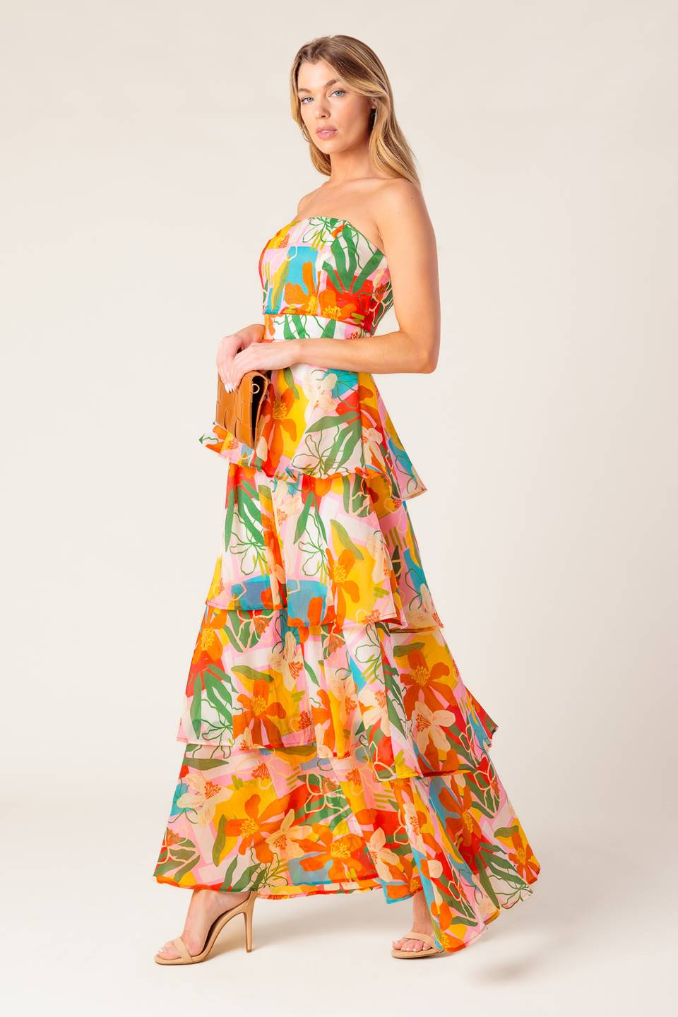 HALF PAST SUNSET WOVEN MAXI DRESS - MaraFormigone