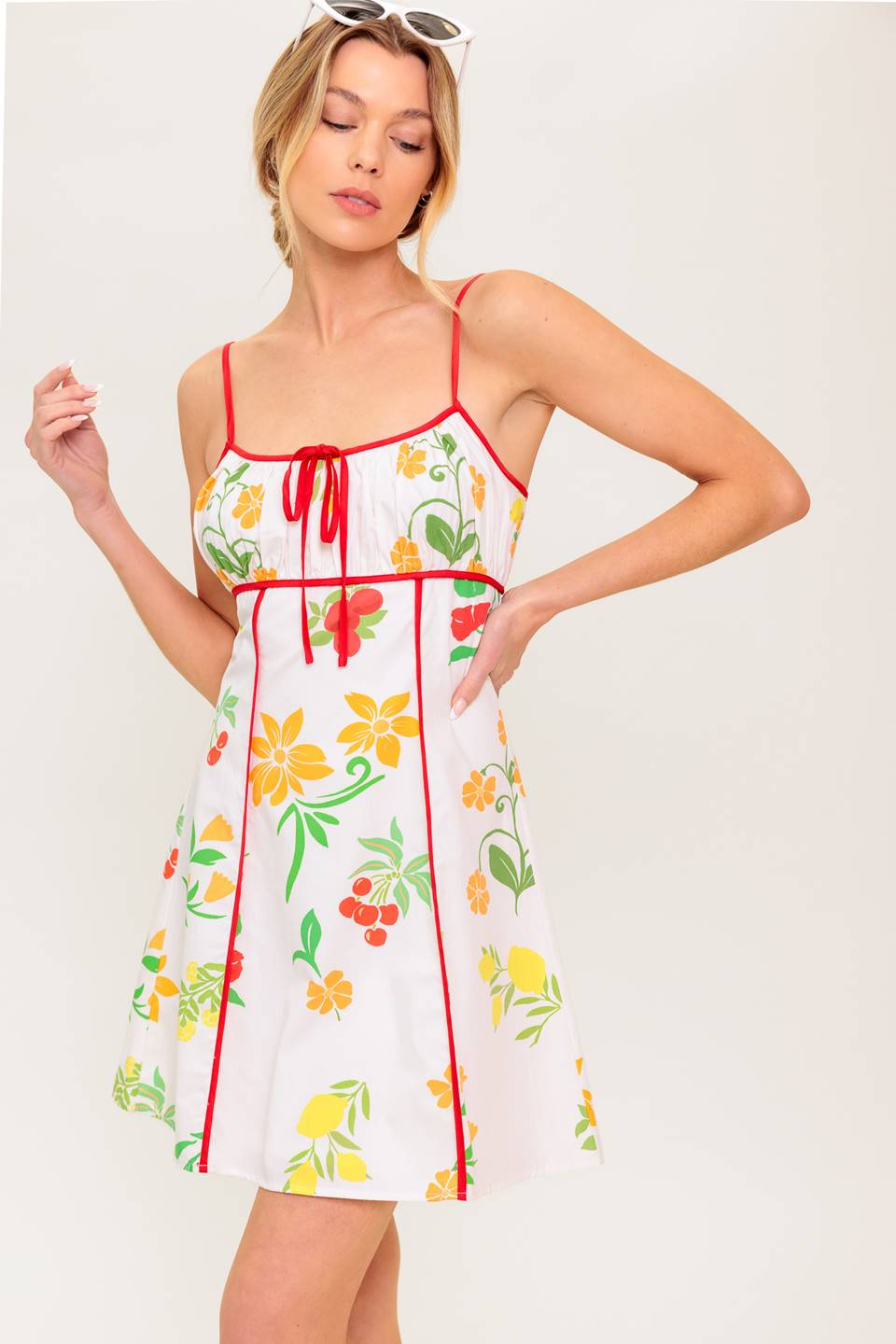 MINIVESTIDO TEJIDO CORAZÓN DE ORO