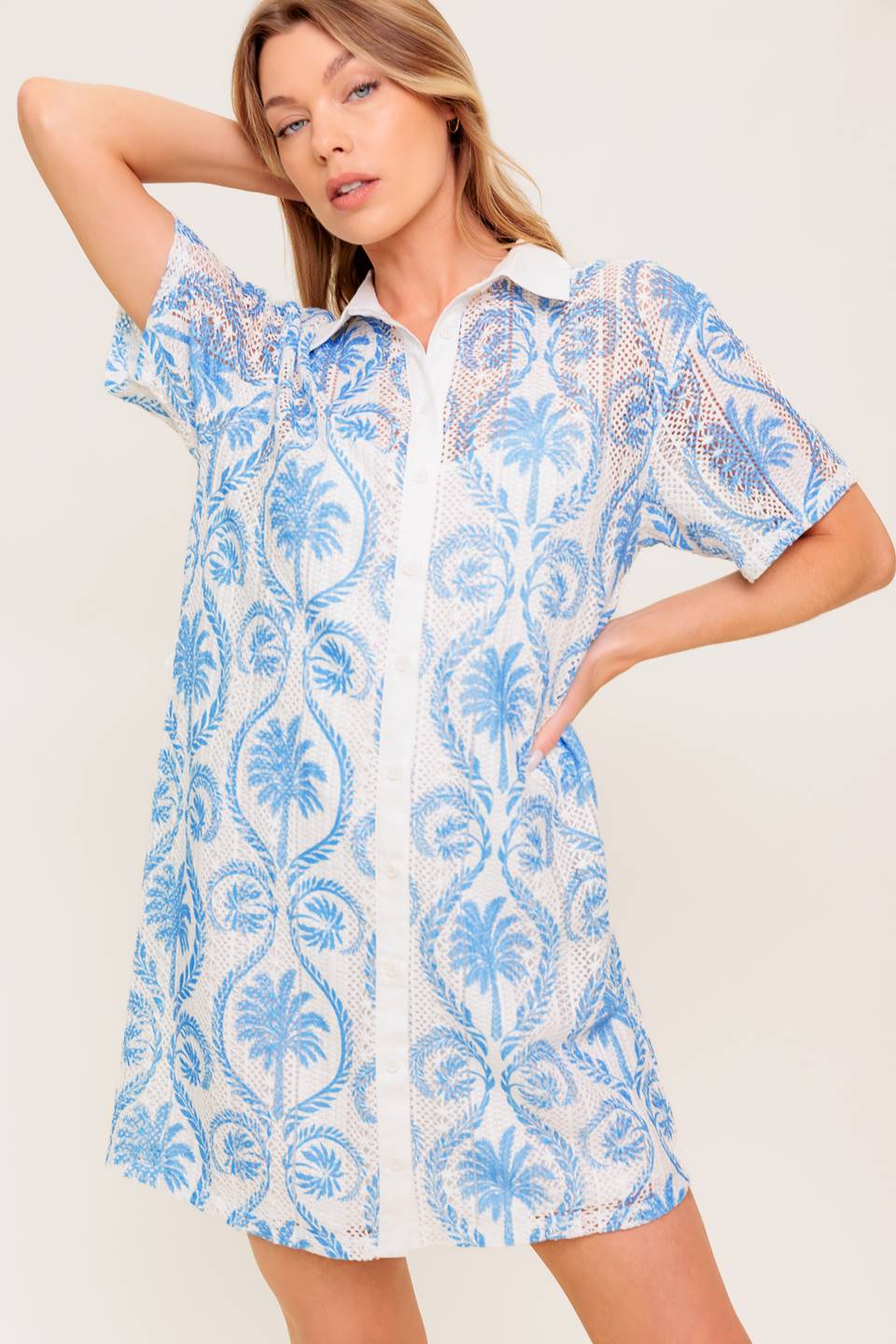 MINIVESTIDO DE ENCAJE TEJIDO DE GENTLE SPIRIT