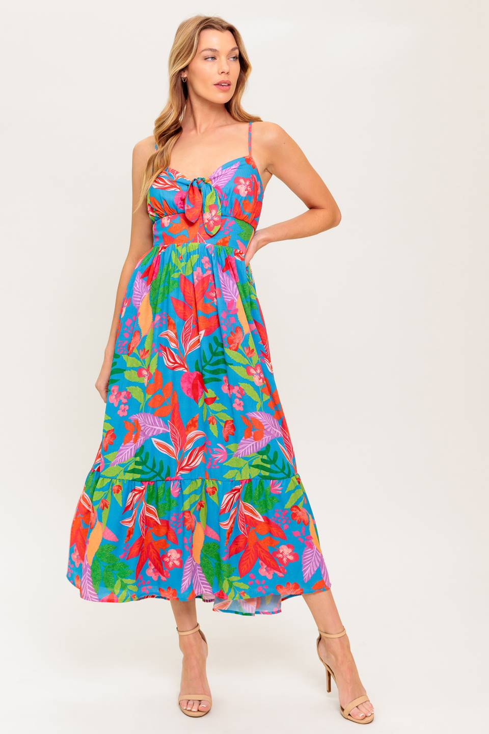 VESTIDO MIDI TEJIDO DE AMOR EN CÁMARA LENTA