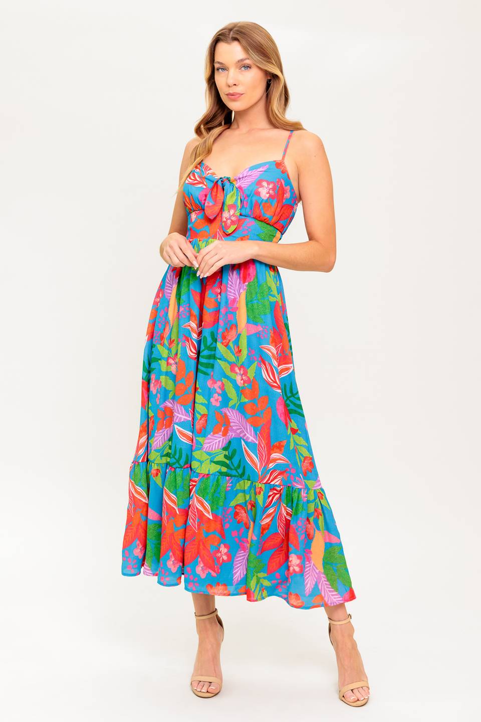 VESTIDO MIDI TEJIDO DE AMOR EN CÁMARA LENTA