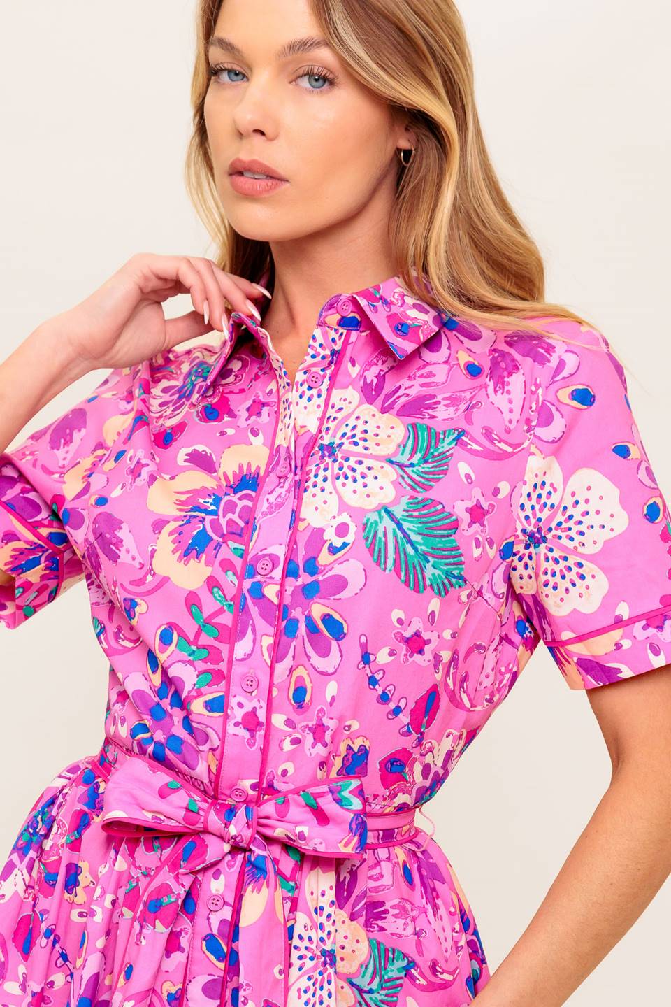 CELESTIAL SKIES WOVEN MIDI DRESS - MaraFormigone