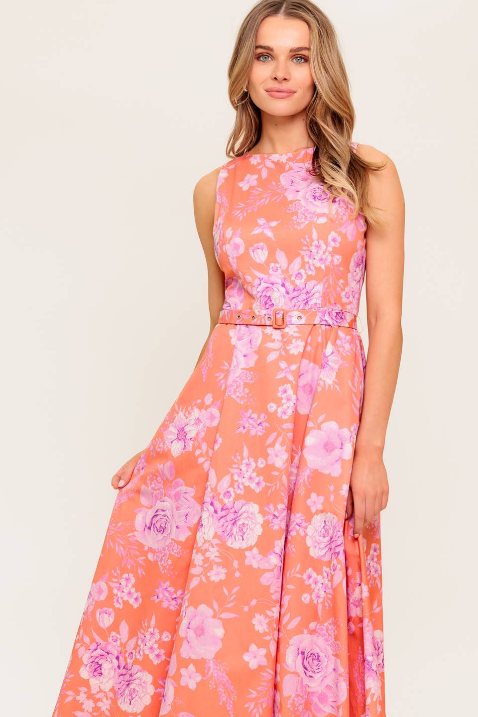 VESTIDO MIDI TECIDO COASTLINE DREAM