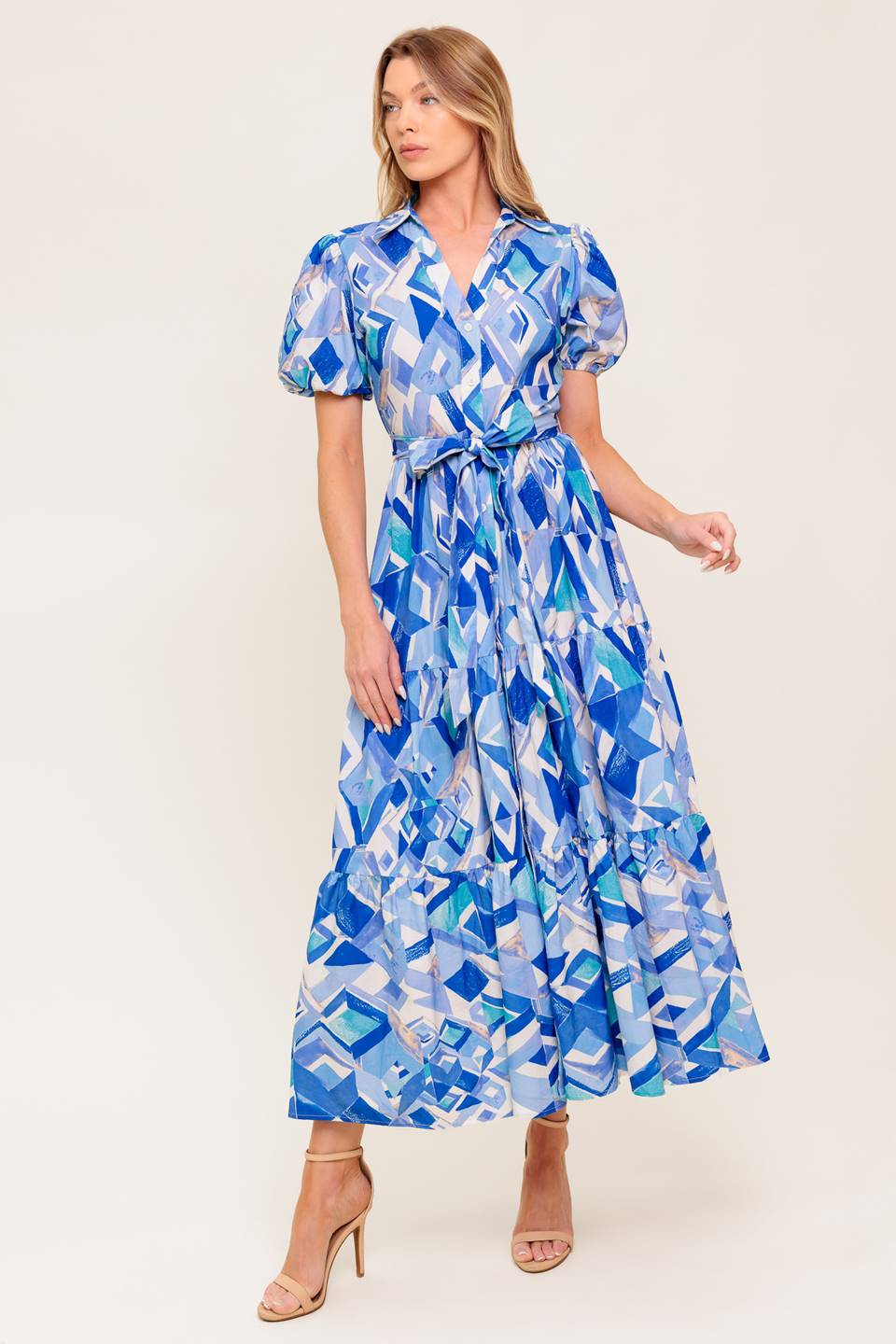 FAITHFUL WISH OYSTER WOVEN MDI DRESS - MaraFormigone