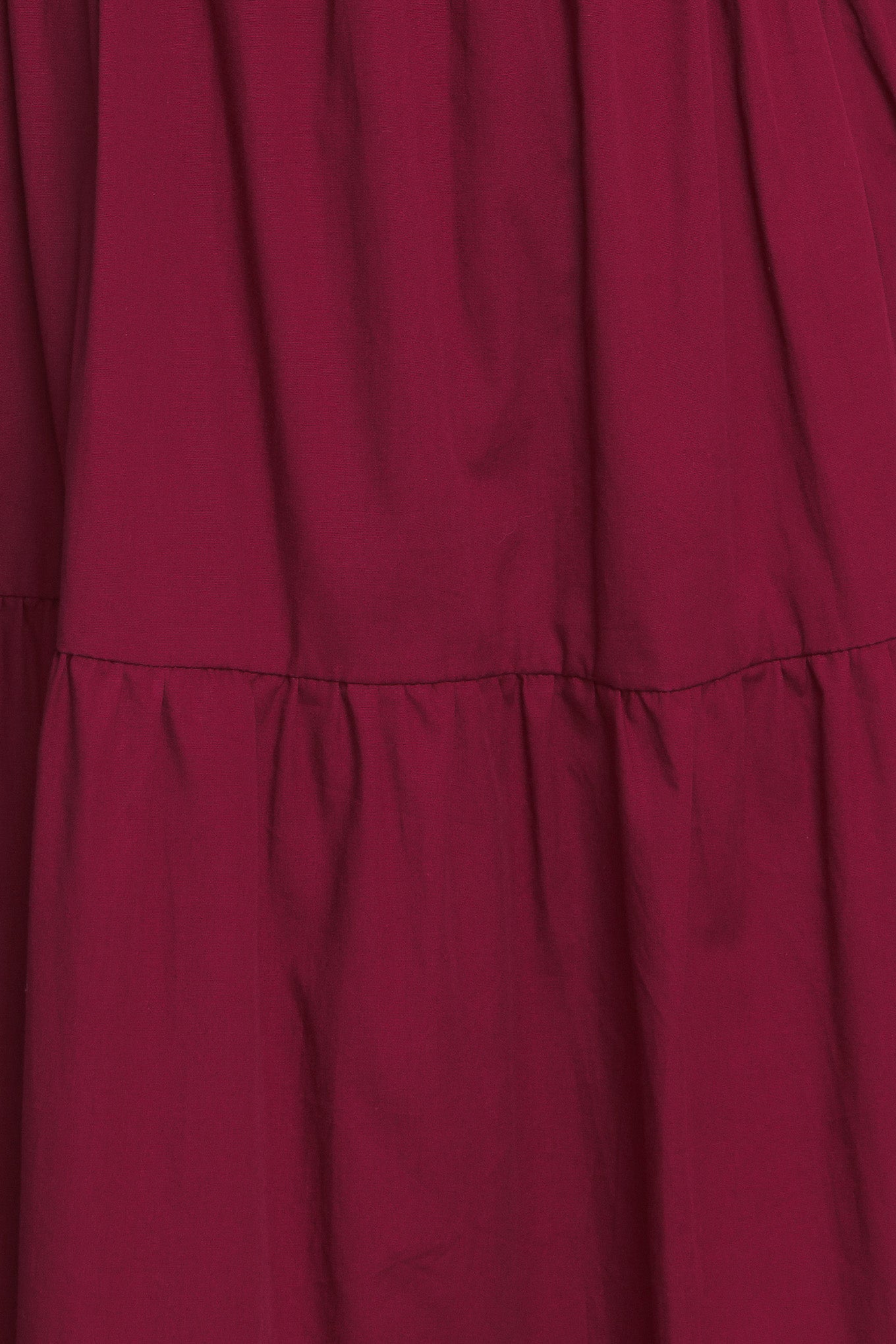 SUMMER GLOW BURGUNDY WOVEN MAXI DRESS - MaraFormigone