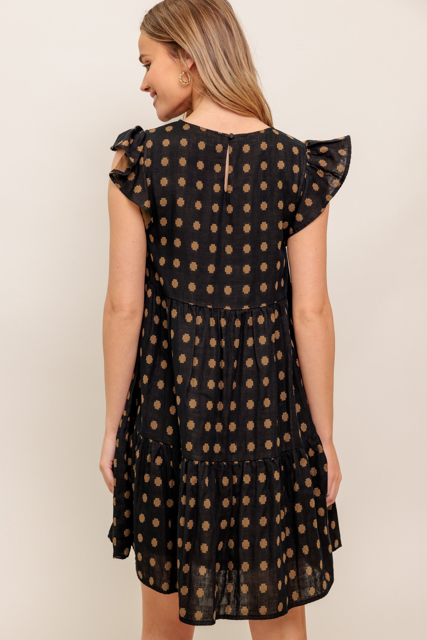 VESTIDO MINI TEJIDO POLKA BREEZE