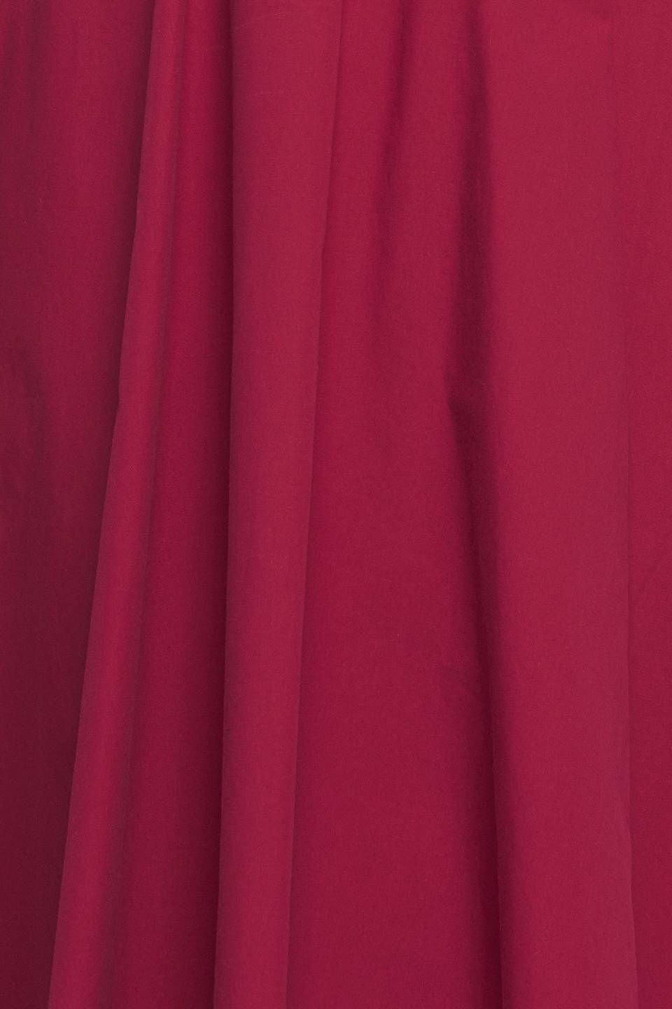 CRIMSON ROMANCE WOVEN MIDI DRESS - MaraFormigone