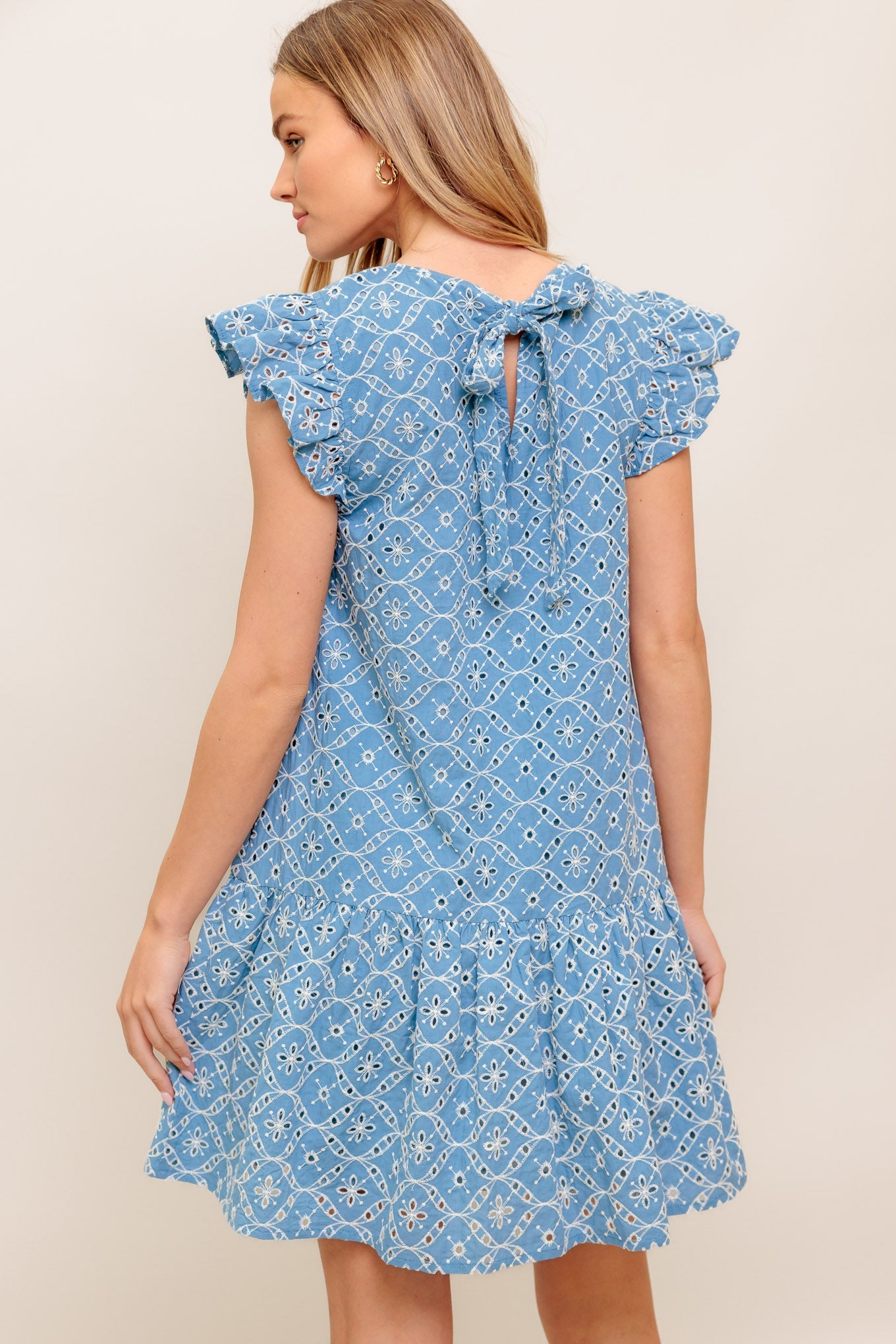 Vestido Babydoll Cupcake Smile com Bordado Inglês